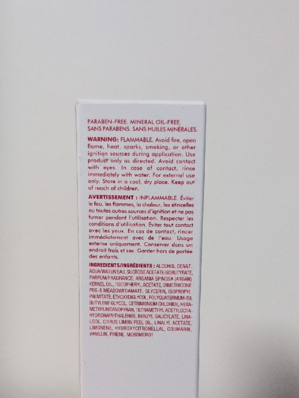 Moroccanoil Dahlia Rouge Fragrance Mist - Pink and Red Accents - Picture 5 of 8